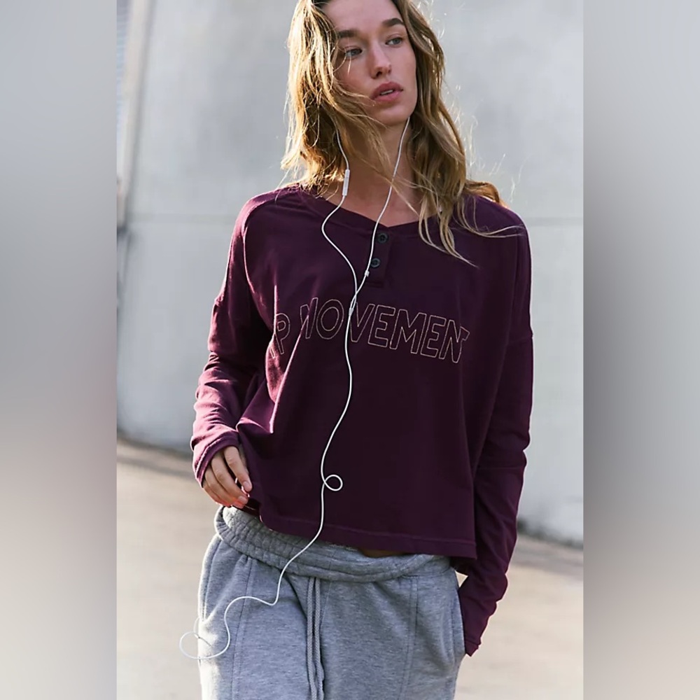 NWT! FP Free People Movement Now Or Never Layer Sz XS